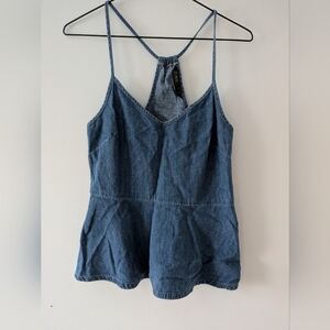 Cutesie Zara Jean Top XS